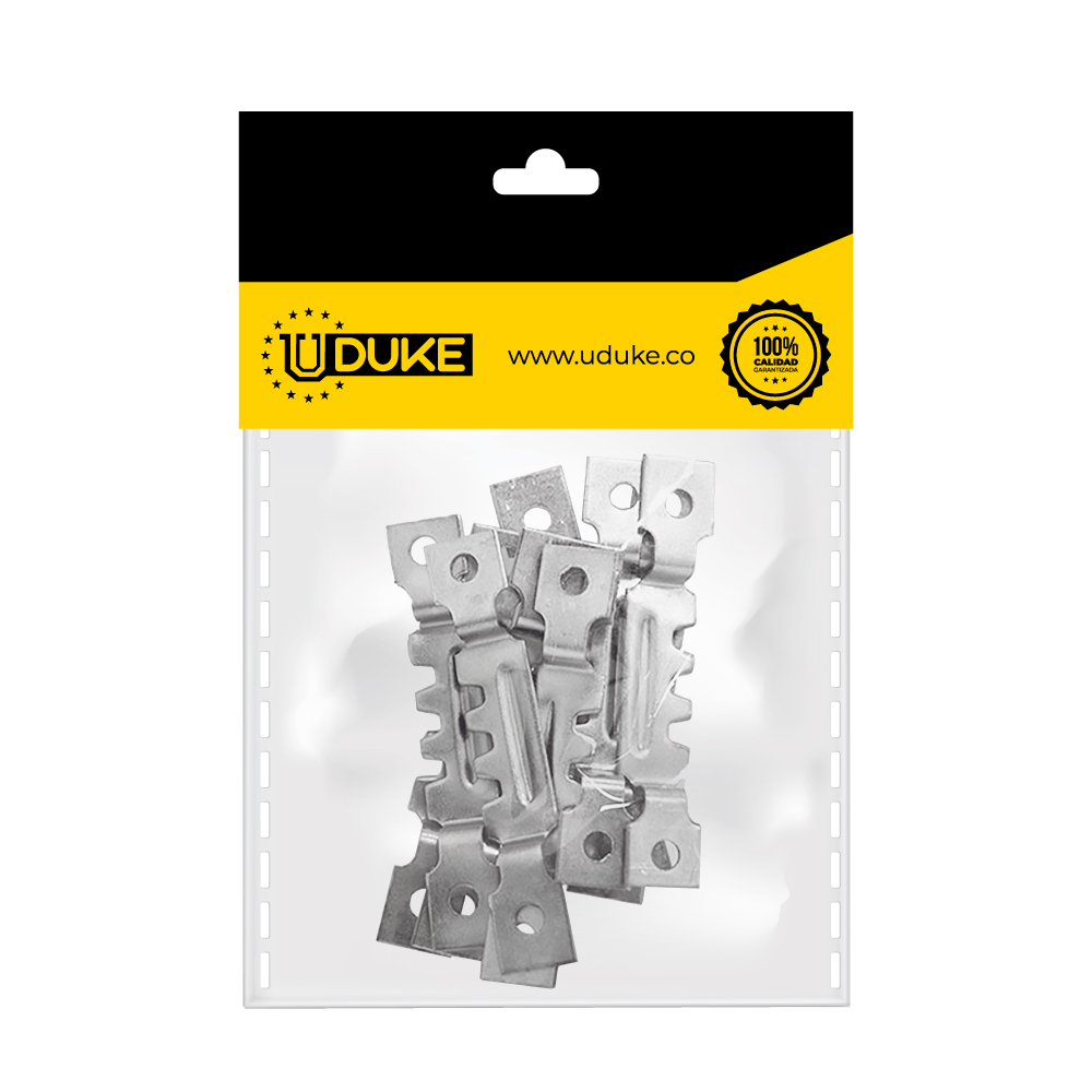 SOPORTE CUADRO MARQUETERIA 1 1/2" PQT X 10 UDUKE