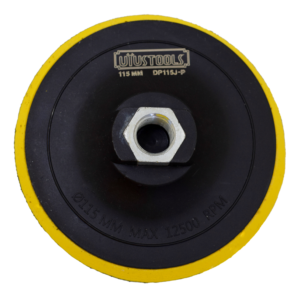 SOPORTE PARA DISCO VELCRO 41/2'' + 5 LIJAS (A367-DP115J-P)