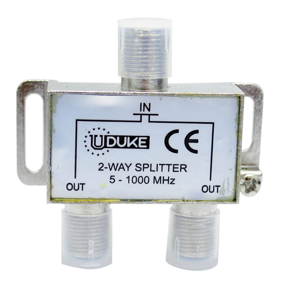 SPLITTER TV FINO HOLLAND X 2 (5-1000 MHZ) (HT30287) (ESPLITER)