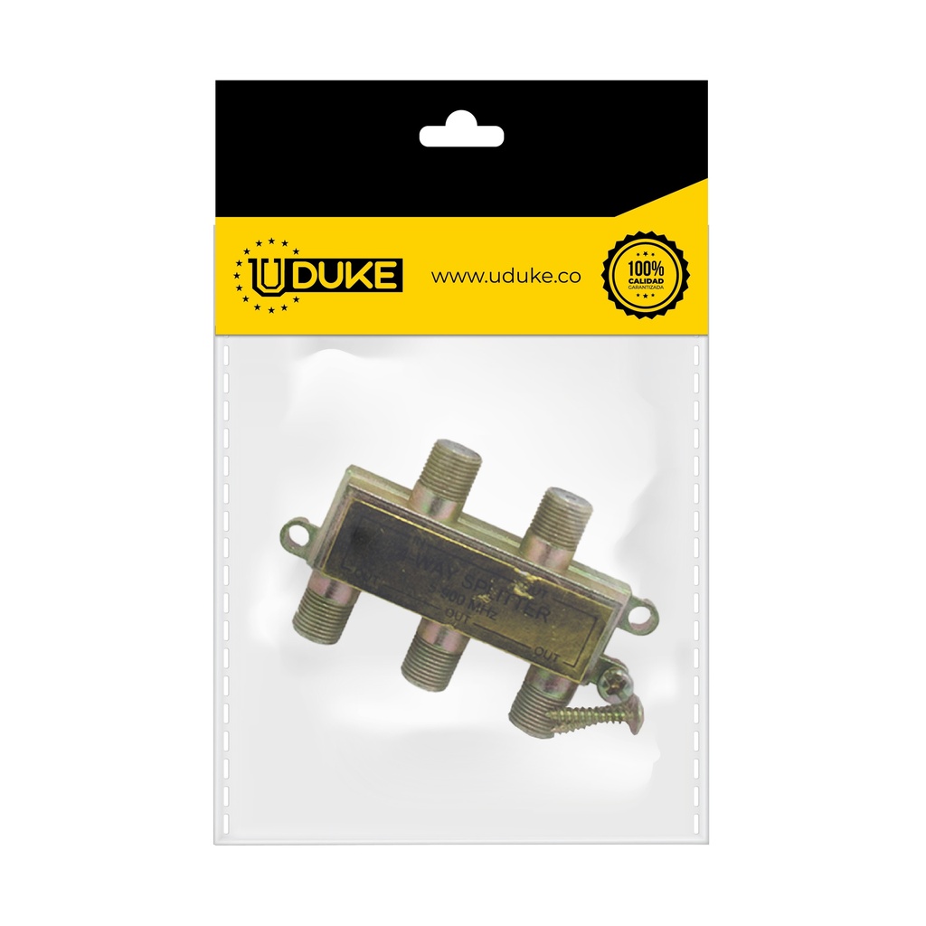 SPLITTER TV X 4 SALIDAS ECONOMICO PQT X 1 UDUKE