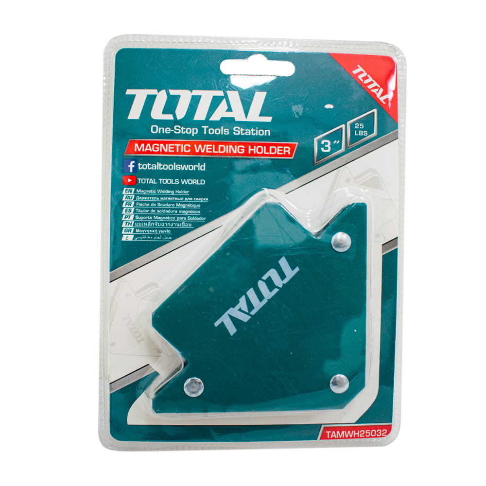 SUJETADOR MAGNETICO 3 25LBS PARA SOLDAR TOTAL (TAMWH25032)