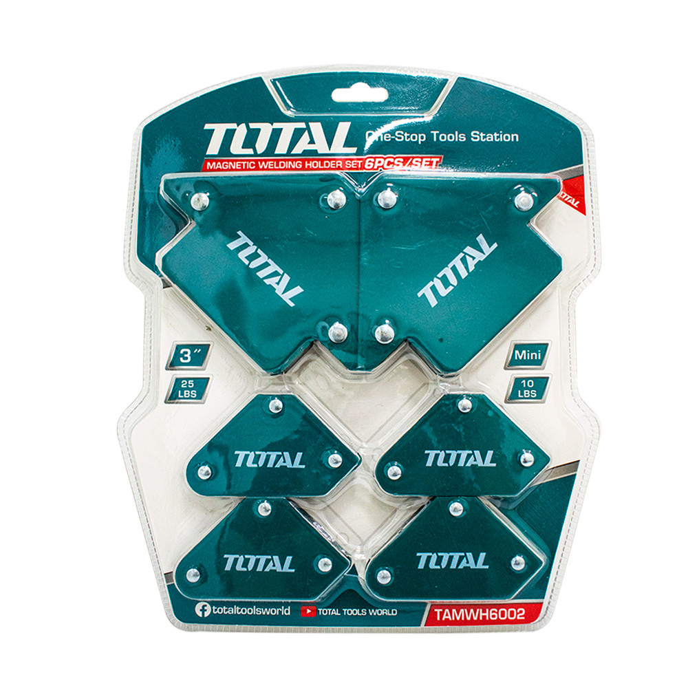 SUJETADOR MAGNETICO X6PZS PARA SOLDAR 3 25LBS MINI 10LBS TOTAL (TAMWH6002)
