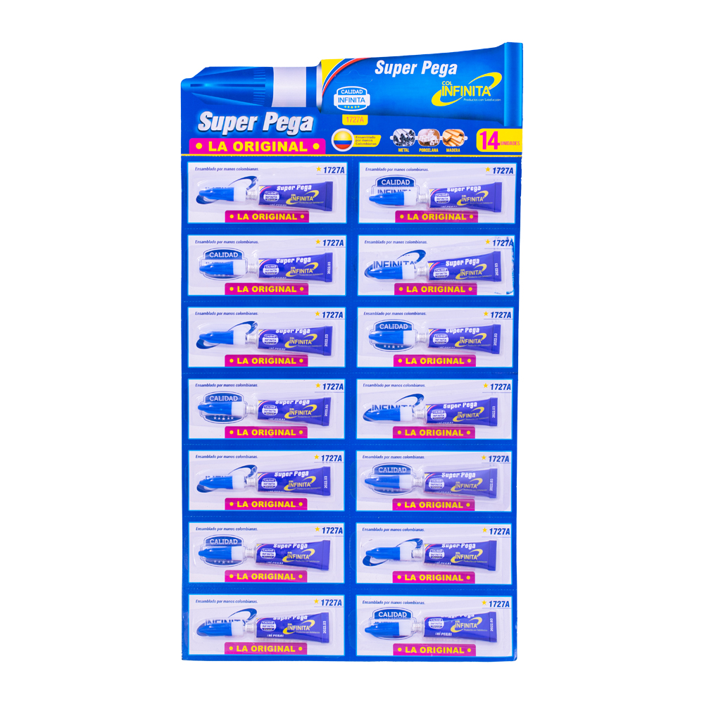 SUPER PEGA INFINITA CARTON (5 GRS) 1727A