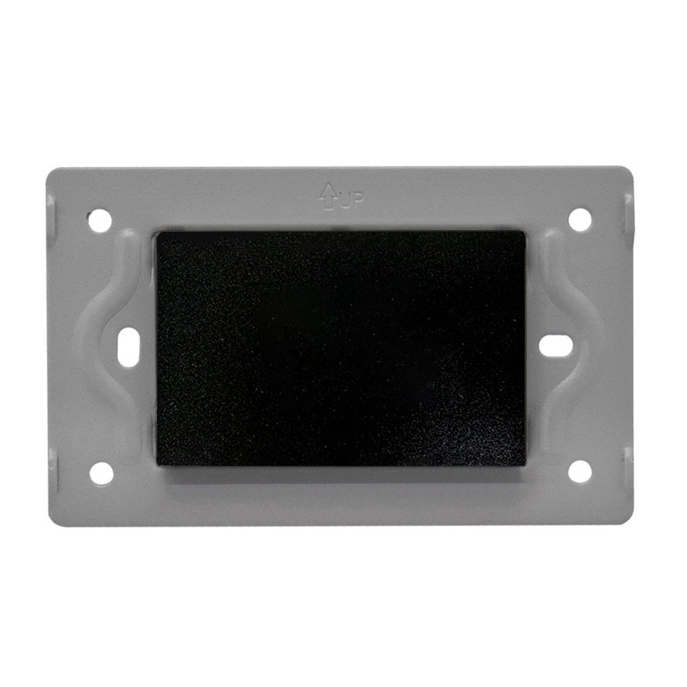 TAPA CIEGA LUXOR NEGRA CUADRADA DUKE ENERGY (V17-021)