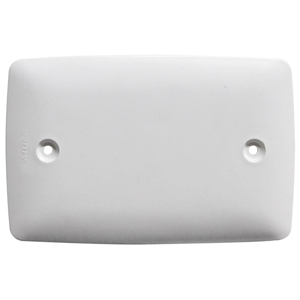 TAPA PLASTICA CIEGA BLANCA 2X4 INDUMA CERTIFICADA (T7701-020)T1206-0016)
