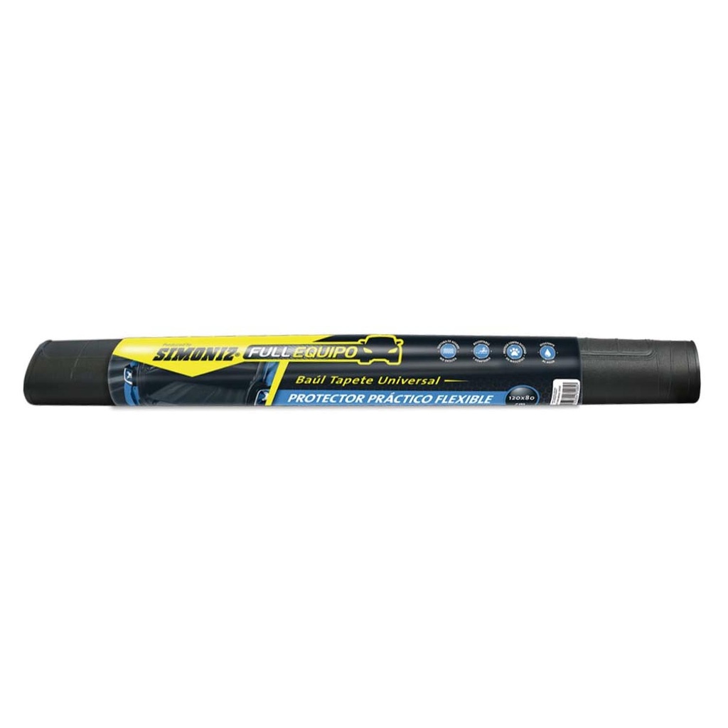 TAPETE PARA AUTO-BAUL FULL EQUIPO RECOR T/PESADO NEGRO (205542)