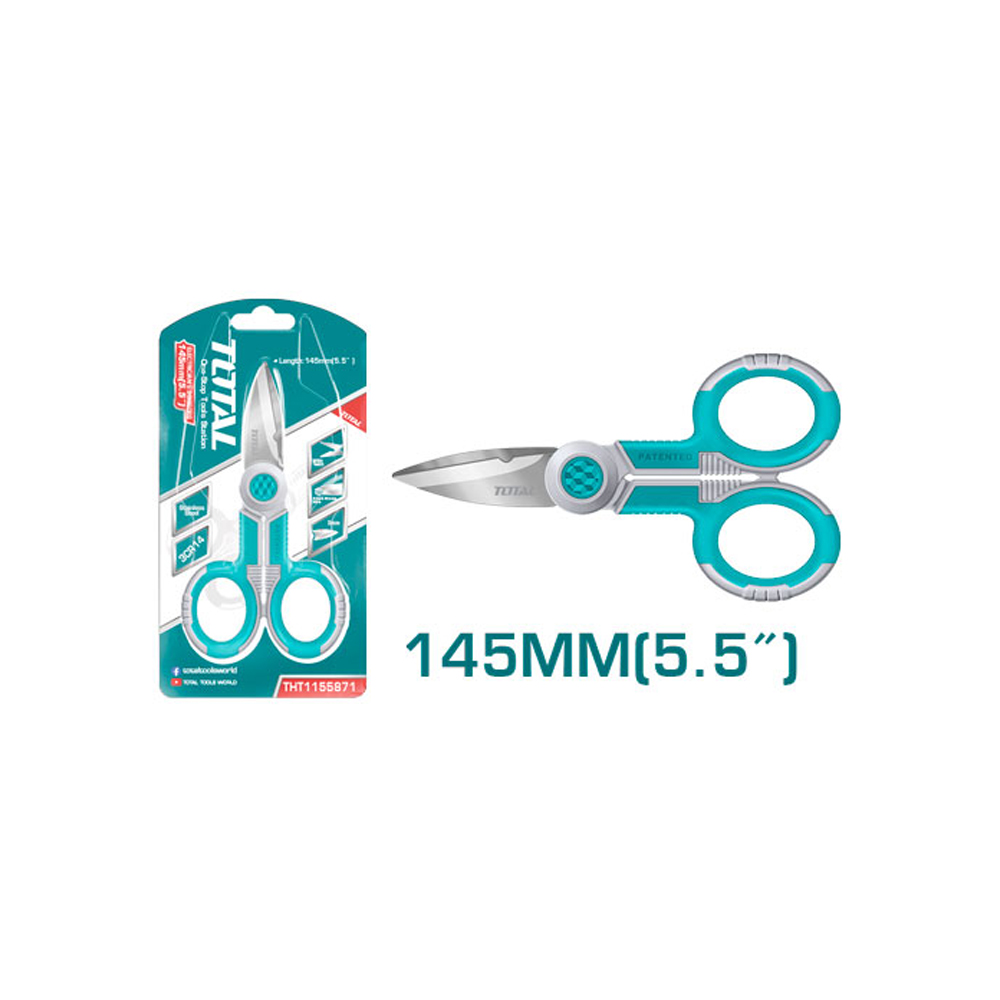 TIJERA ELECTRICISTA 5 1/2" ACERO INOXIDABLE TOTAL (THT1155871)