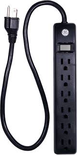 TOMA MULTIPLE GENERAL ELECTRIC 6 SALIDAS NEGRO CABLE