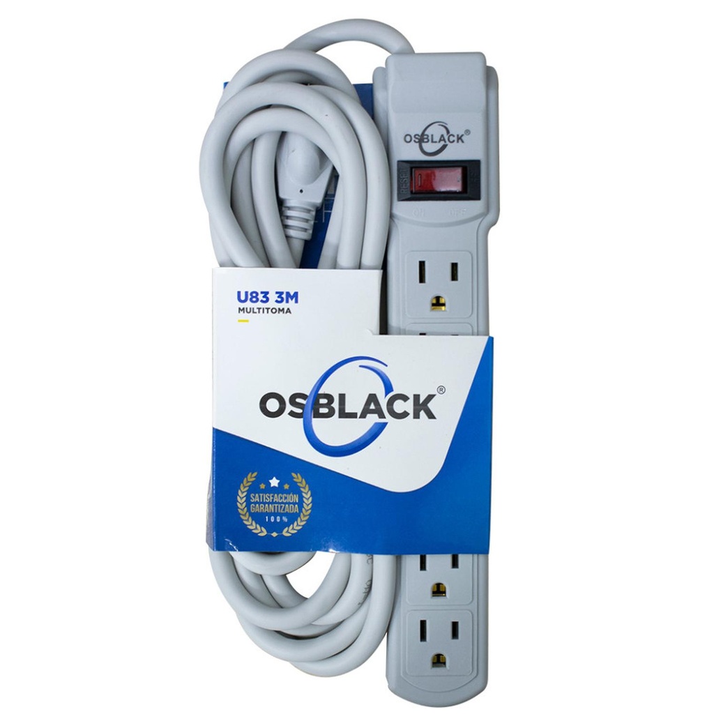 TOMA MULTIPLE X 6 CABLE 3 MT