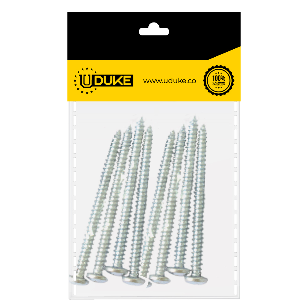 TORNILLO LAMINA PHILLIPS ZINCADO 6*11/2 PQT X 12 UDUKE