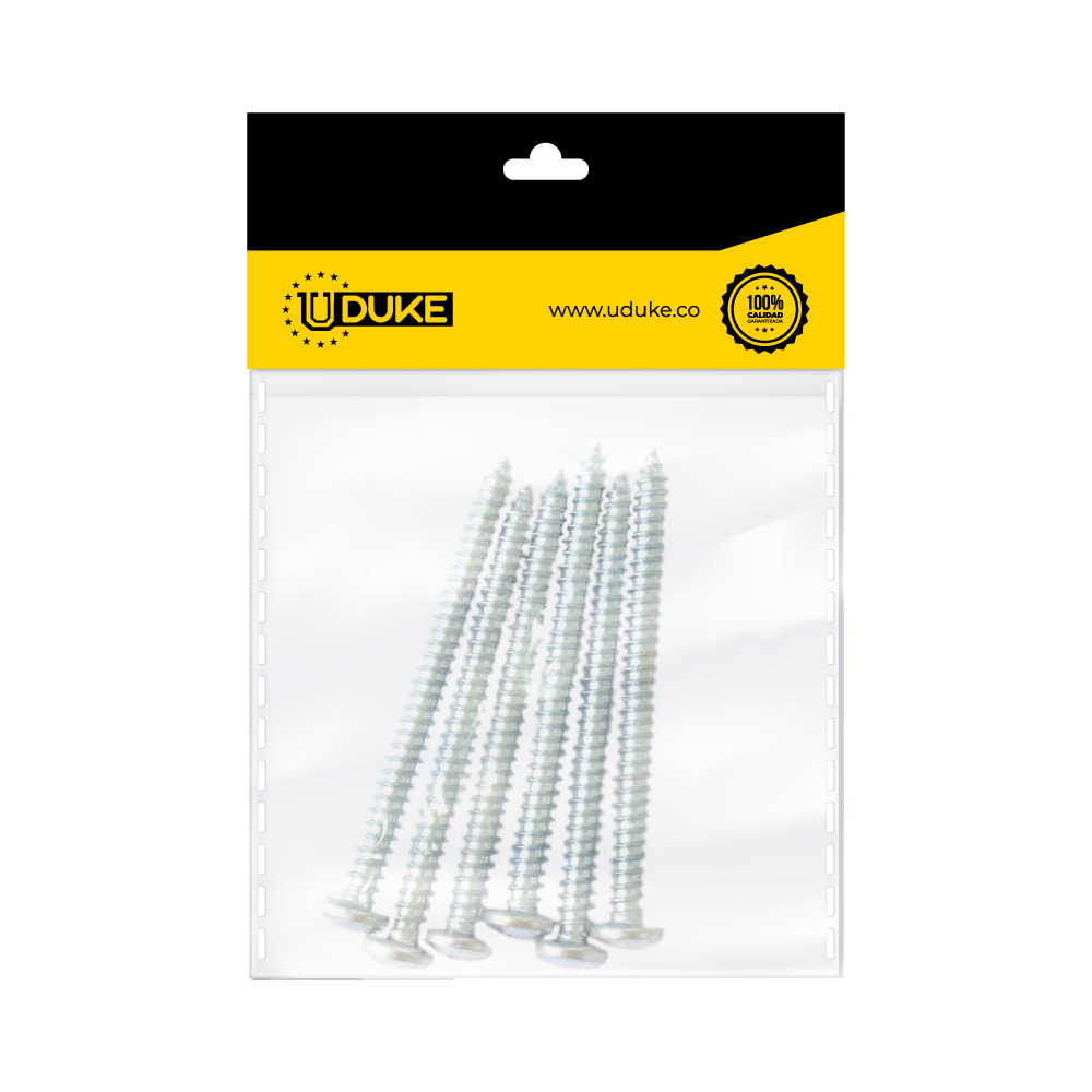 TORNILLO LAMINA PHILLIPS ZINCADO 8*2 PQT X 6 UDUKE