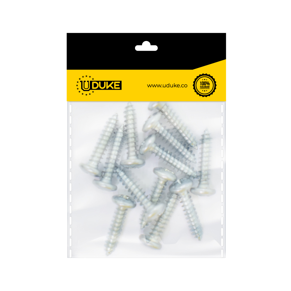 TORNILLO LAMINA PHILLIPS ZINCADO 8*3/4 PQT X 12 UDUKE