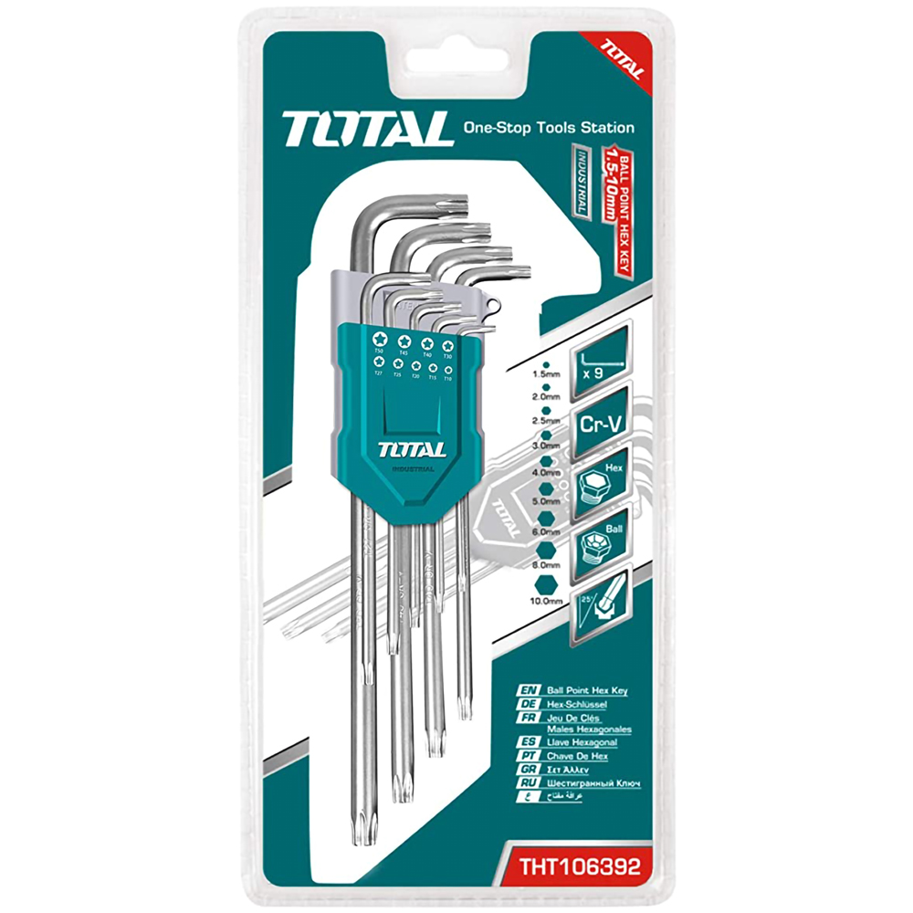 TORX INDUSTRIAL BLISTER X 9PZS TOTAL (THT106392)