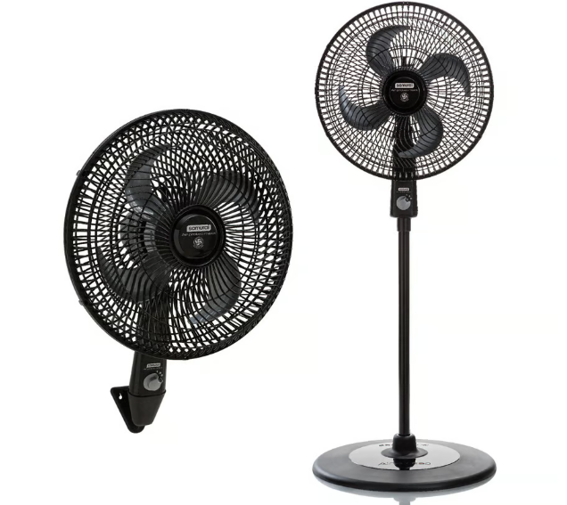 VENTILADOR AIRPROTEC MAXX 2 EN 1 NEGRO SAMURAI (024571)