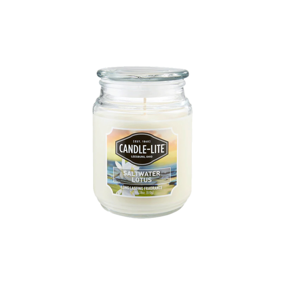 VELA 18 OZ SALTWATER LOTUS CANDLE LITE (3297330)