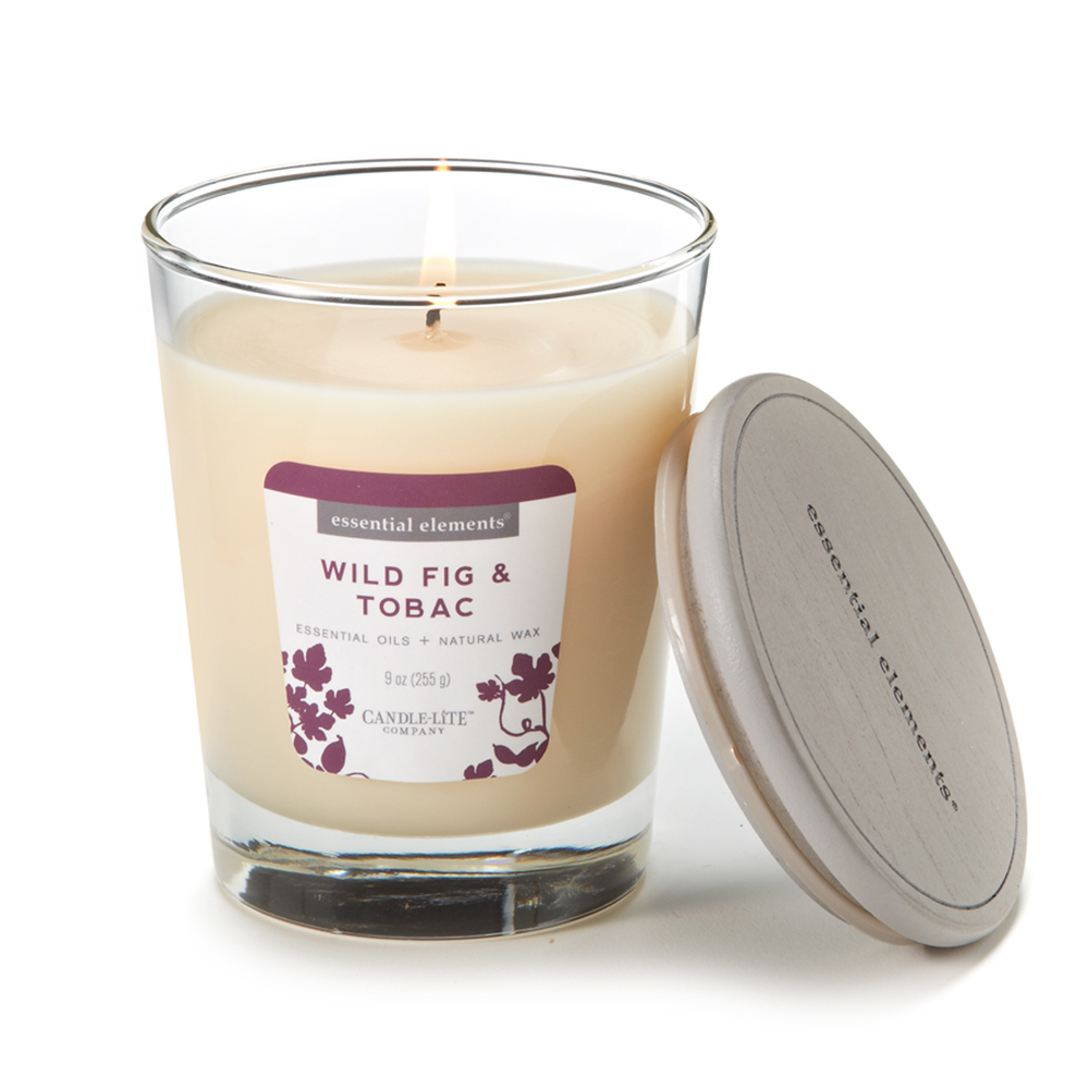 VELA 9 OZ ESSENTIAL ELEMENTS WILD FIG & TOBAC CANDLE LITE (4471200)