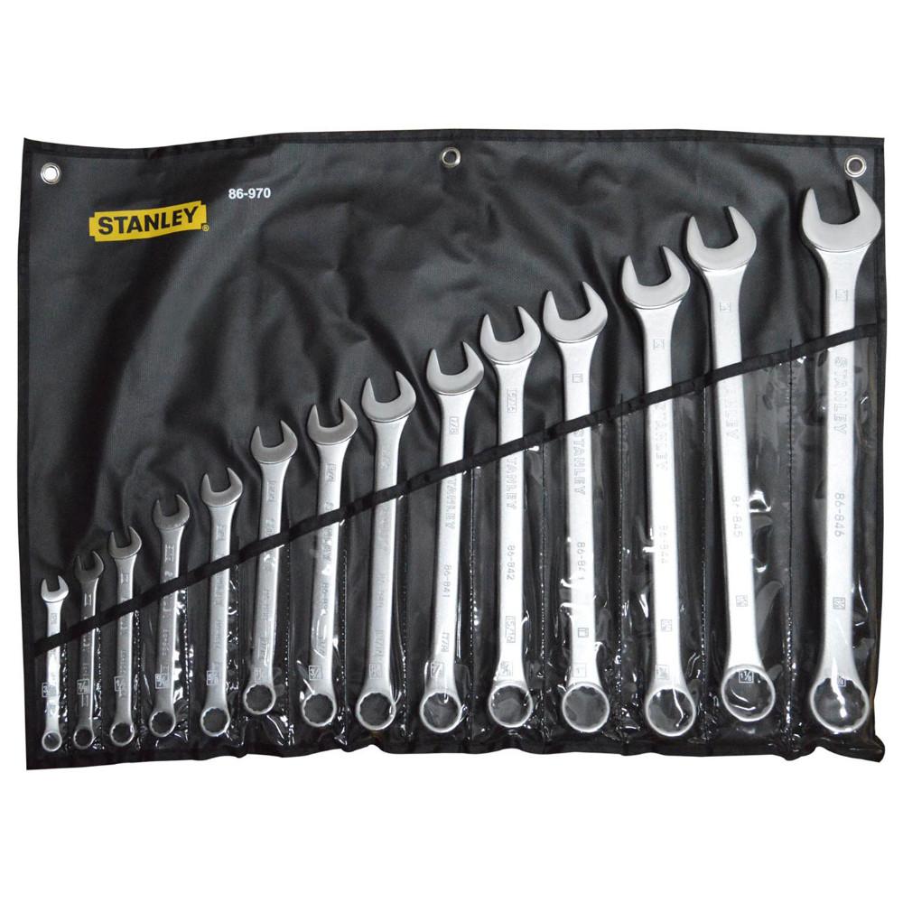 LLAVE MIXTA JUEGO X 14 STANLEY (10-32MM) (86-082)