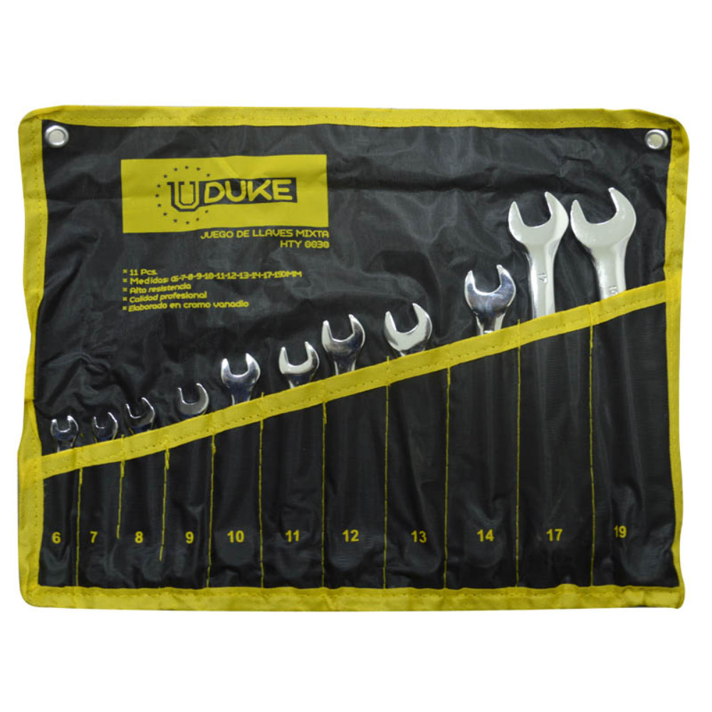 LLAVE MIXTA UDUKE 11 PCS MM CRV