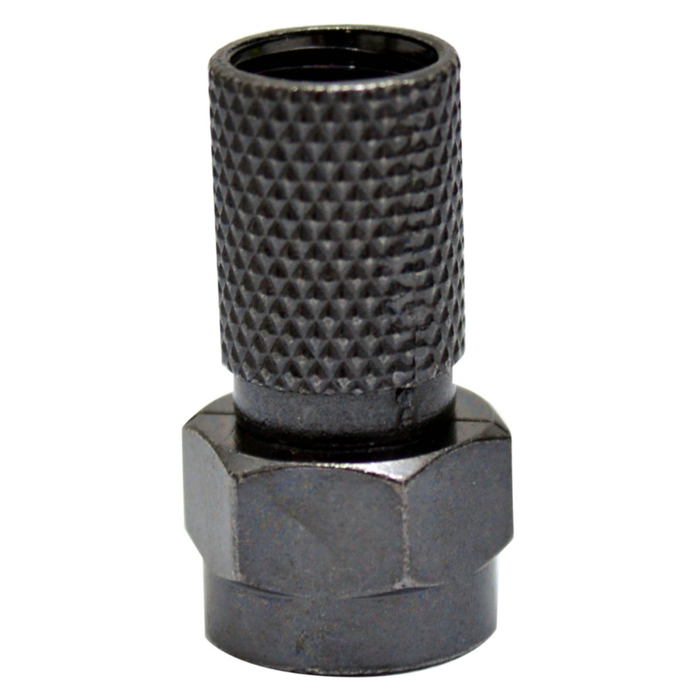 TERMINAL COAXIAL ROSCA FINA RG56 GRIS MATE UDUKE (HT90157)