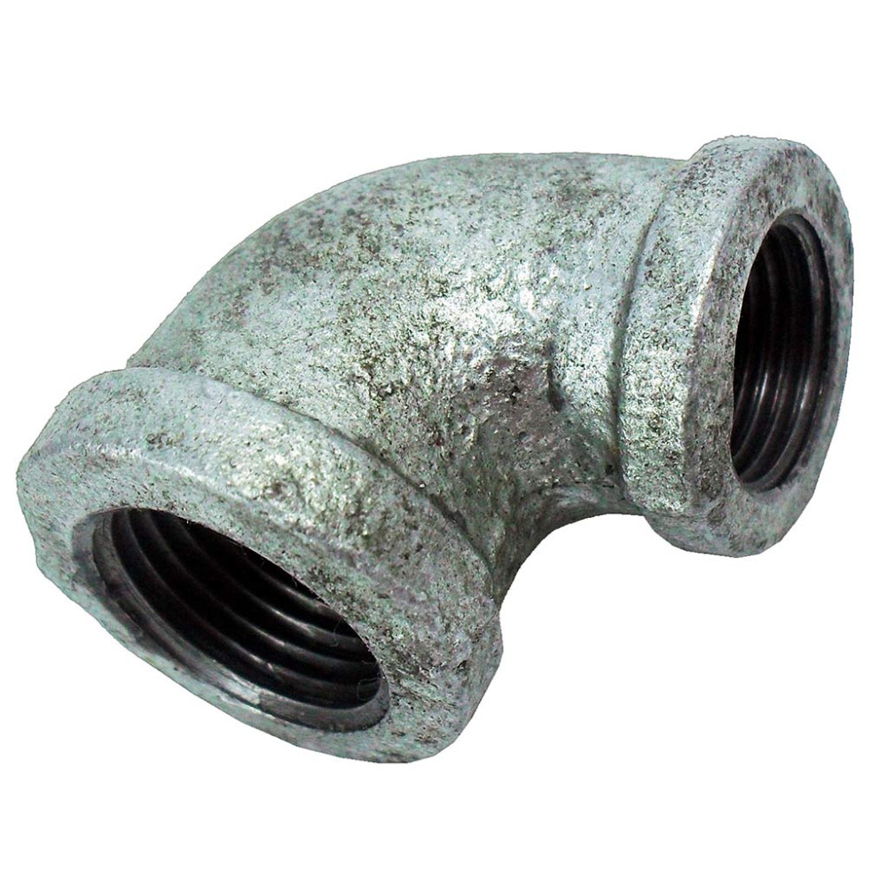 GALVANIZADO CODO 1/2 CON REDUCCION 3/8 (FINO) MP
