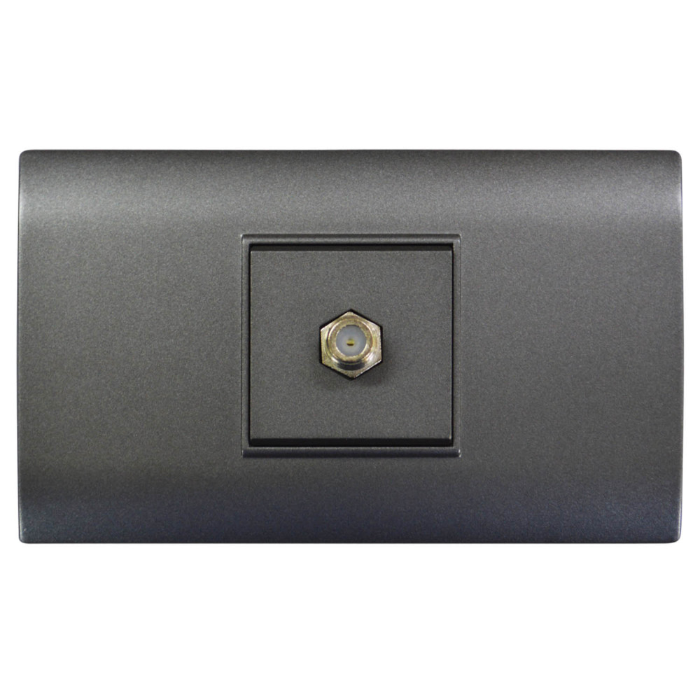 LINEA BK PLUS GRIS INCRUSTAR TOMA TV
