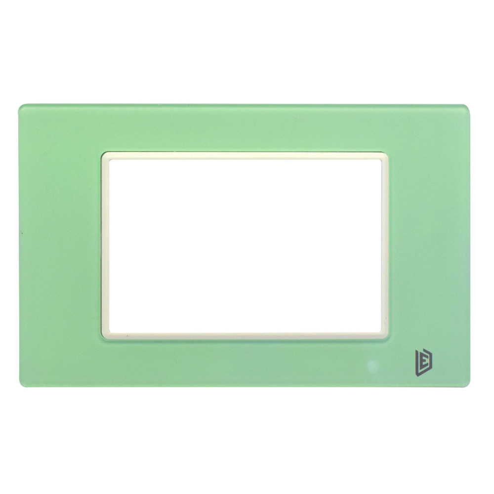 TAPA LUXOR VERDE CRISTAL ACRILICA CUADRADA DUKE ENERGY (V10-02AV)