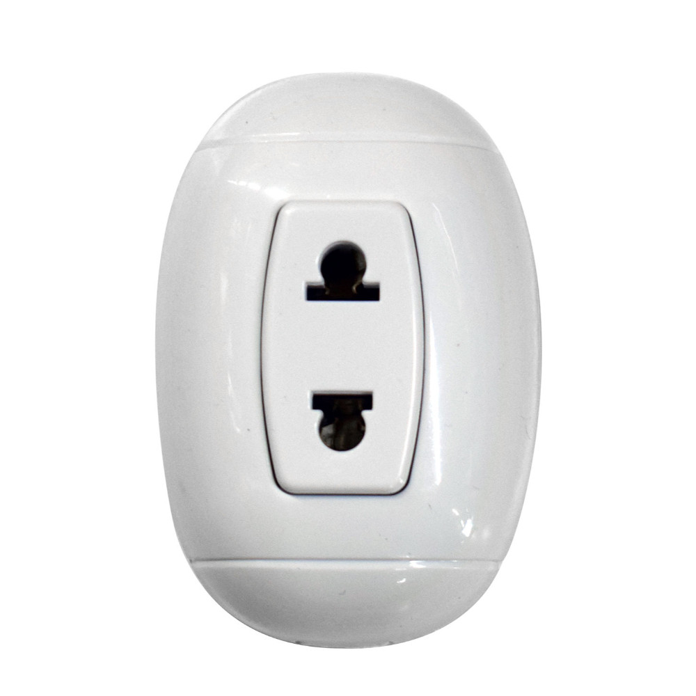 LINEA BK SOBREPONER BLANCO TOMA SENCILLO (HT20512A)