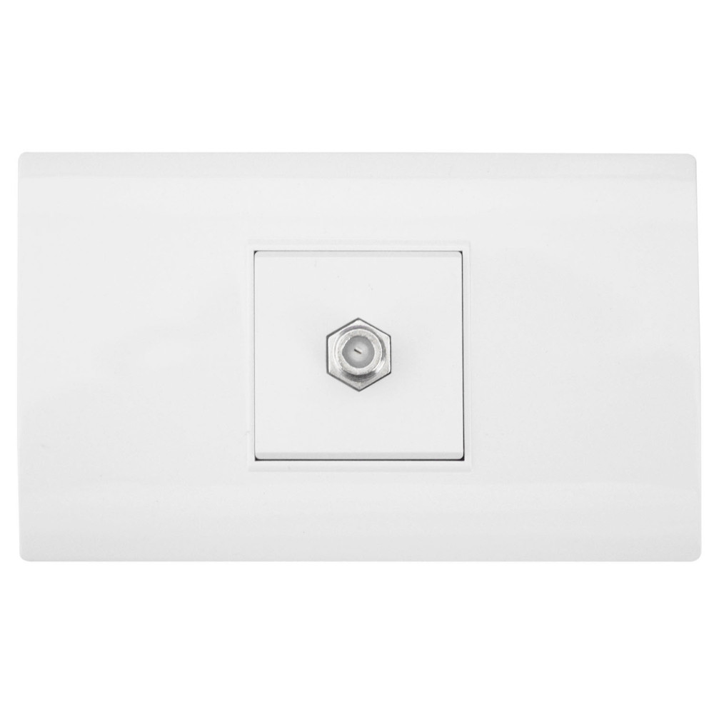 LINEA BK PLUS BLANCA INCRUSTAR TOMA TV