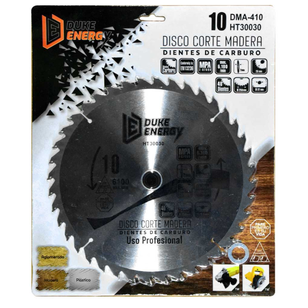 DISCO MADERA HOYOSTOOLS PROFESIONAL (10X40) HT410 (HT30030)