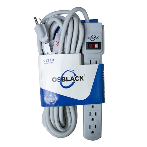 [10695A] TOMA MULTIPLE X 6 CABLE 5 MT
