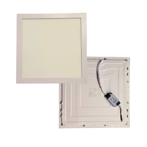 [12285A] PANEL LED 24W CUADRADO INCRUSTAR LUZ DIA (REF 24034) VATIO