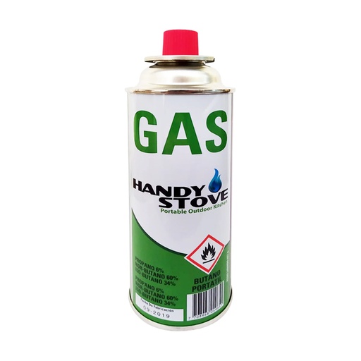 [G11236] CARTUCHO GAS BUTANO 227G (HUMCAR) RECARGADOR PARA ESTUFA