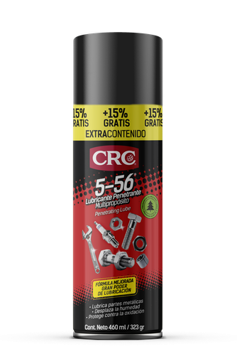 [15872A] ACEITE LUBRICANTE Y PENETRANTE 5-56 EXTRA CONTENIDO 460 ML CRC