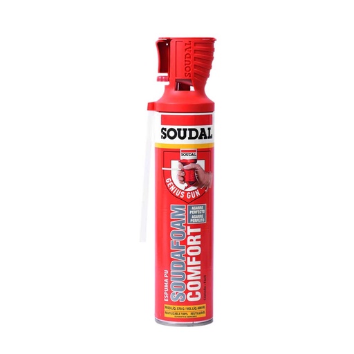 [19881] ESPUMA DE POLIURETANO SOUDALFOAM COMFORT ES/PT/BR 600ML SOUDAL (124560)