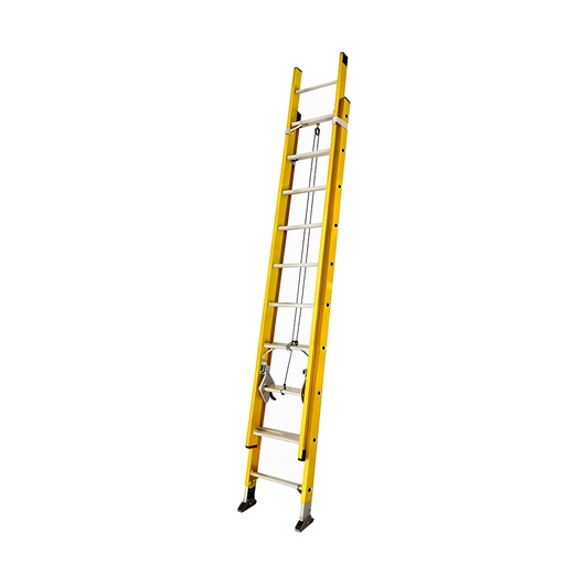 [21342] ESCALERA DE EXTENSION EN FIBRA DE VIDRIO  20 PELDAÑOS 6MTS UDUKE (150KG)(HT3174)