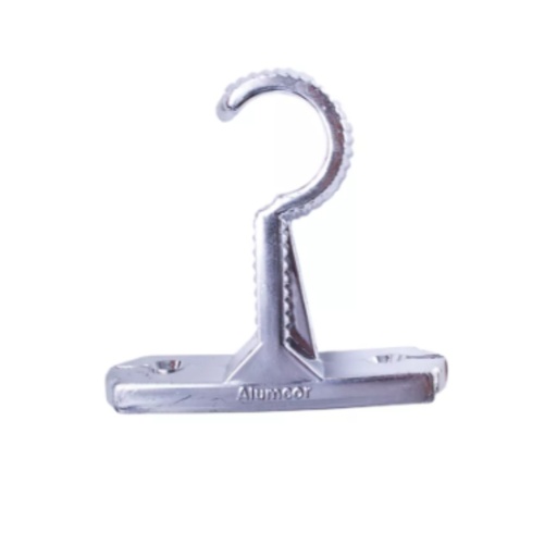 [IH9291] SOPORTE CORTINERO MURO CROMADO 3/4 (6935)