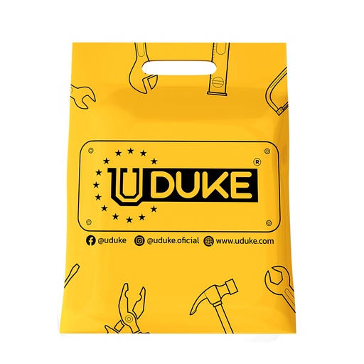 [21736] BOLSA REUTILIZABLE EN CAMBRE 40X50X13CM UDUKE (HT3344)