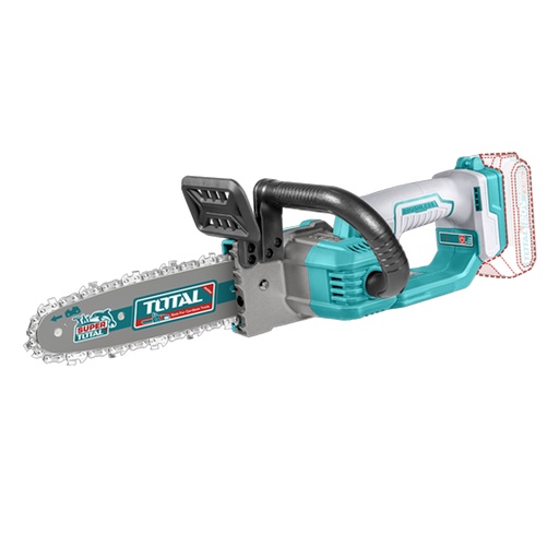 [21401] MOTOSIERRA INALAMBRICA 8" 20V INDUSTRIAL BATERIA Y CARGADO NO INCLUIDO SUPER TOTAL (TGSLI2085)