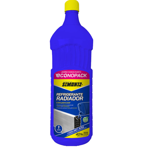 [21518] REFRIGERANTE RADIADOR AZUL QUALITOR -SIMONIZ 1L ECONOPACK (208614) 