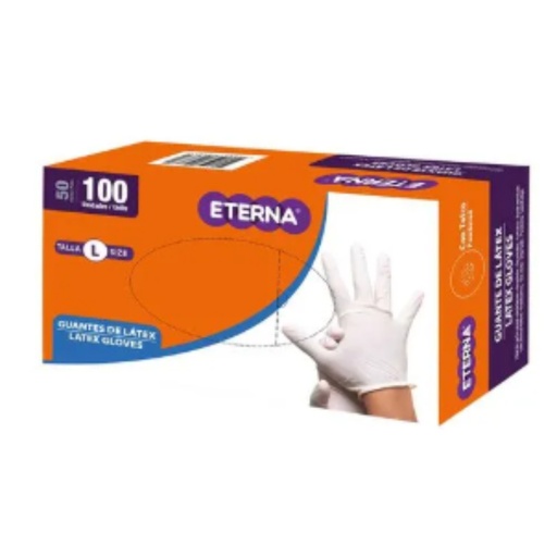 [IH9468] GUANTE ETERNA LATEX L X 100