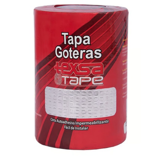 [IH9937] CINTA ASFALTICA TAPA GOTERAS 20 CM X 1 M ALUMINIO TEXSA TAPE