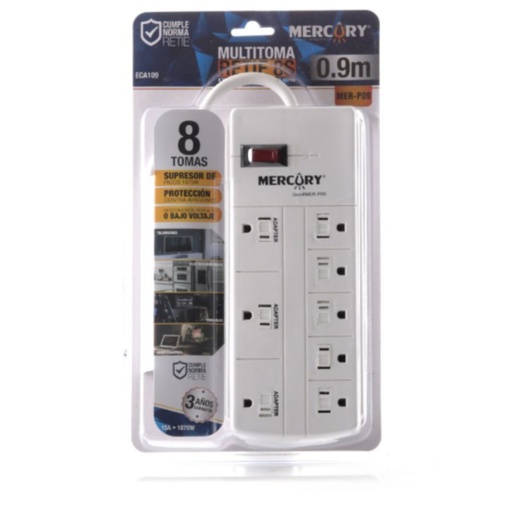 [DY50807] MULTITOMA CORTA PICOS 8 SALIDAS 0.9 METROS (ECA109)(50807)