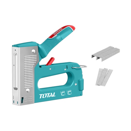 [22102] GRAPADORA 2 EN 1  (4 - 14 MM) INCLUYE 500 GRAPAS Y 500 CLAVOS  INDUSTRIAL TOTAL (THT31148)