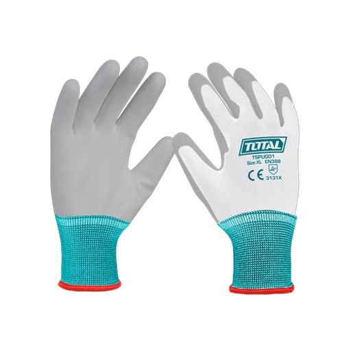[22014] GUANTE POLYESTER XL CON RECUBRIMIENTO DE PU SUPER TOTAL (TSPUG01)