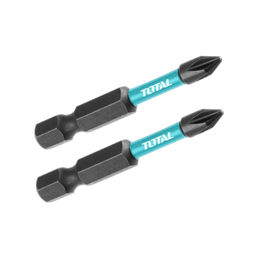 [21381] PUNTAS TALADRO DOBLE  IMANTADA 50MM (+) (+) JUEGO X 2 PZS INDUSTRIAL SUPER TOTAL (TACIM71PH150)