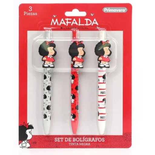 [PU030191] BOLIGRAFO PRIMAVERA X 3 UND MAFALDA (030191)