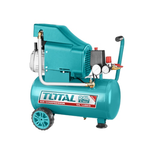 [21960] COMPRESOR AIRE HORIZONTAL 24L 2.0HP 116PSI 110-120V 60HZ SUPER TOTAL (UTC220246)
