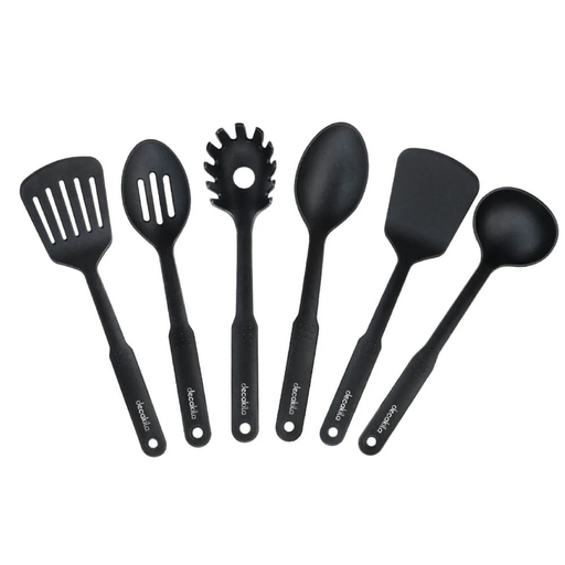 [22258] JUEGO DE UTENSILIOS PARA COCINA X 6 PCS DECAKILA (KMTT045B)