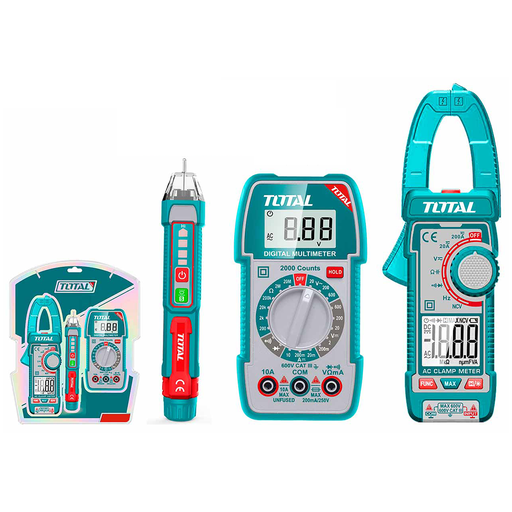 [22281] KIT MEDIDOR DE CORRIENTE DIGITAL INCLUYE PROBADOR - TESTER - TOTAL (TOS23068)