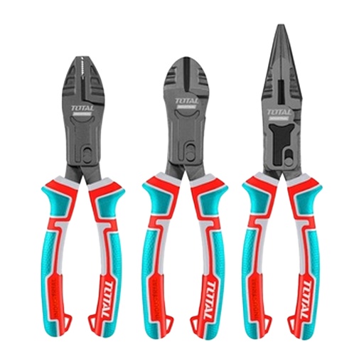 [22222] JUEGO DE ALICATE X 3 PIEZAS  CROMO VANADIUM INDUSTRIAL TOTAL (THT2CK231S)